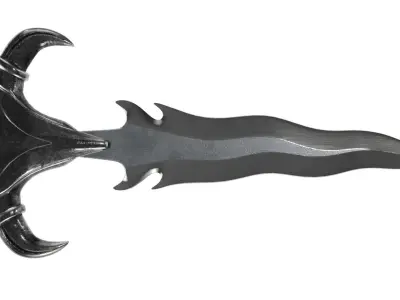 Dagger Fantasy 4 3D model