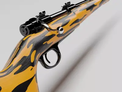 Free FPS Hunting Rifle 3D model