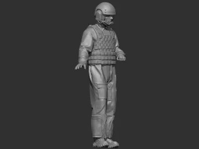 USA  Modern Tankman  3D print model