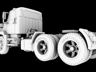 Brazilian classic truck 3D print model