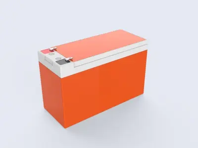 Battery Maxma Low-poly 3D model
