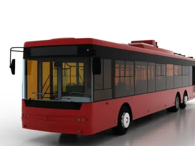 Trolleybus Bogdan T80110 3D model