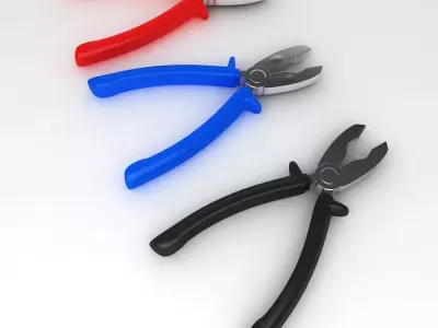 Plier 3d model pair of pliers 3D model