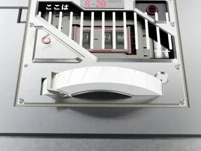 Neon Genesis Evangelion Clock Counter Free 3D model