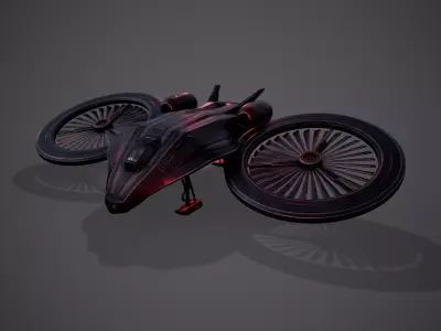 Cobra aircraft - PBR - lowpoly Low-poly 3D model