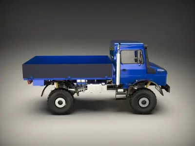 MERCEDES BENZ-UNIMOG 3D model 3D model