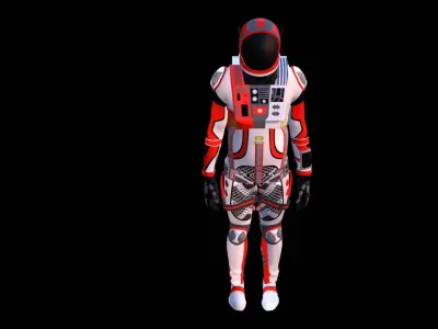 Astronaut Spacesuit Hong Kong 3D model