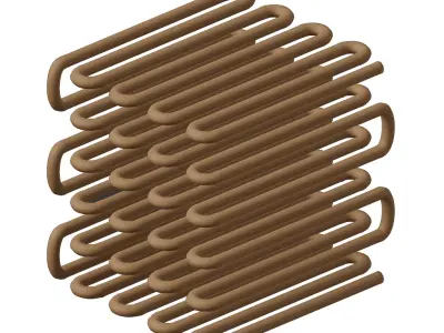 Plastic Condenser Coil Toy 3D model