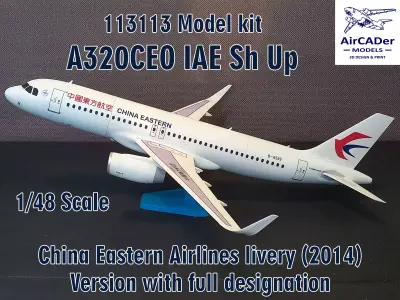 113113 Model kit Airbus A320CEO IAE Sh Up 3D print model