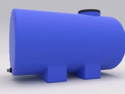 Water Storage Tank 01 3D model