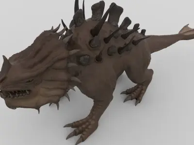 Sand dragon 3D model
