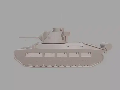 A12 Matilda II Tank Infantry Tank 3D Printable  3D print model