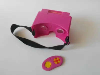 Gamepad for Google Cardboard case Free 3D print model