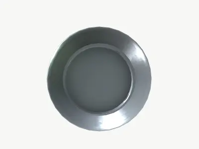 Oxygen Gas Tank Low-poly 3D model