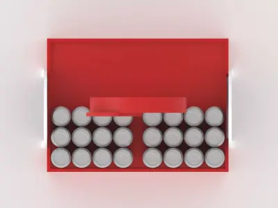 SMALL SODA CAN STAND DISPLAY Low-poly 3D model
