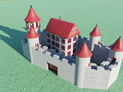 Fortress 3D model