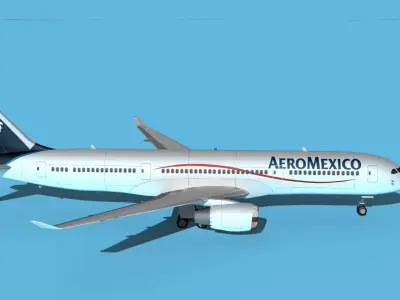 Boeing 787-9 Aero Mexico 1 3D model