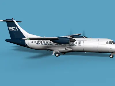 ATR  ATR-42-500 Air Charter International 3D model