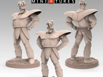 Term 4 - Namek Saga Part 2 - Ginyu Force - Turles Crusher Corps  3D print model