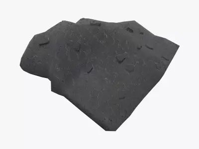 Medieval Coal Low-poly 3D model