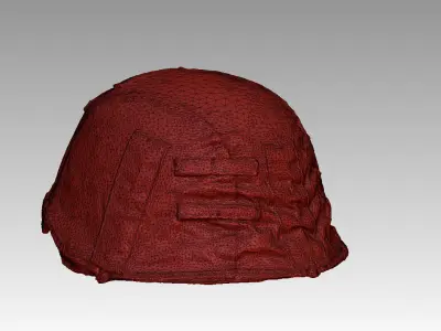 German Waffen SS helmet WWII 3D model