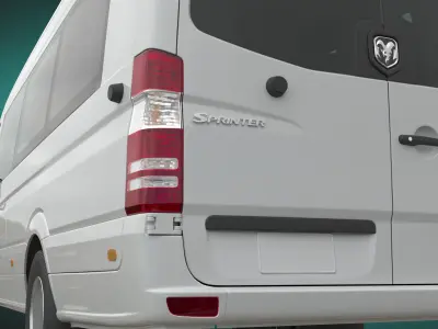 Dodge Sprinter 3500 Minibus L4H3 3D model