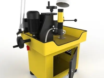 Saw and Diamond Blade Sharpening Machine 3D model