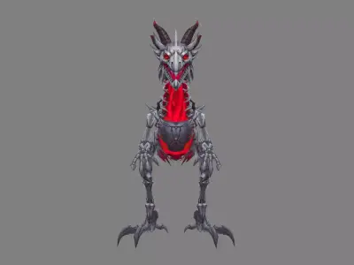 Mount - Dino Type 05 Low-poly 3D model