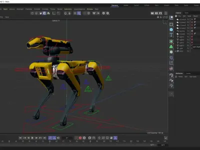 Professional Dog Machine Spot 3D model
