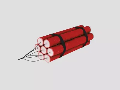 Tnt - Two Types Low-poly 3D model