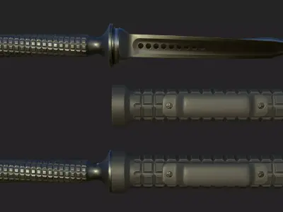 Jagdkommando Low-poly 3D model