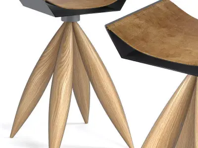 Bar Chair Buffalo 3D model