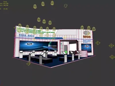 Exhibition - Area - 9X12-3DMAX2012-07 3D model
