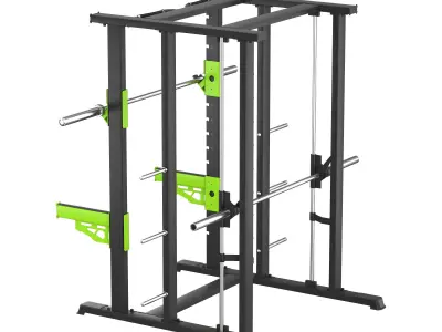 DHZ JN2063A Smith Combo Rack 3D model