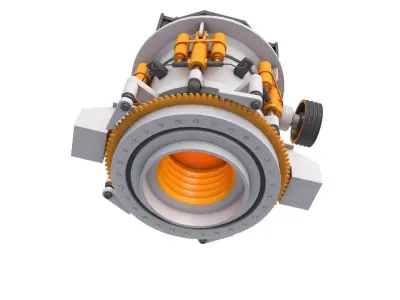 Hydraulic Cone Crusher 3D model