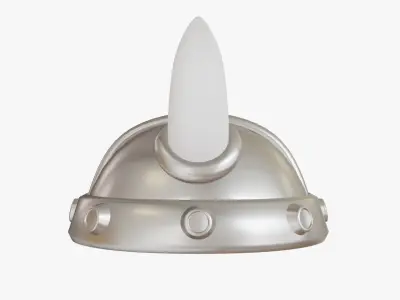 Viking Helmet 3D model 3