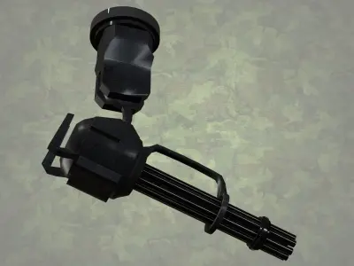 Robotic Machine Gun 3D model