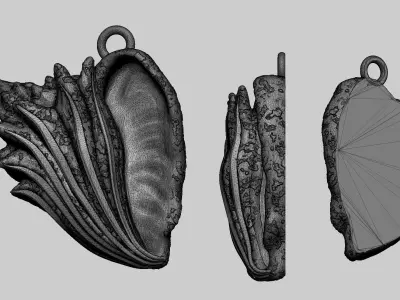 COUNCH pendant 3d model for 3dprint 3D print model
