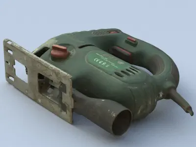 Jig Saw High Poly 3D model