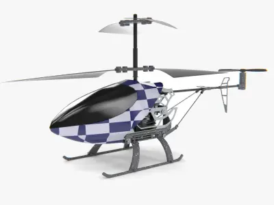  Remote controlled helicopter 3D model