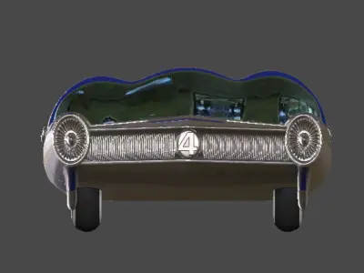 Fantasticar Fantastic Four 2025 3D print model