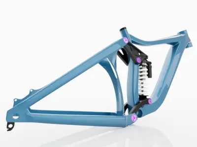 Downhill frame Giant Glory 3D model