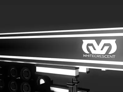 Minecraft Truck Trailer 3D Model V1 Free 3D Model Free 3D model