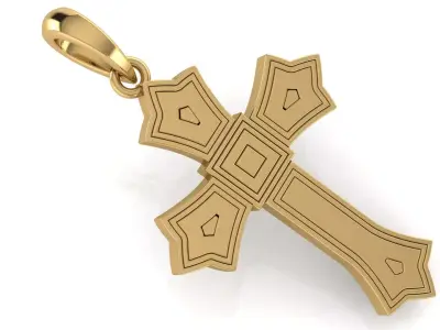CROSS PENDANT CR140 3D print model