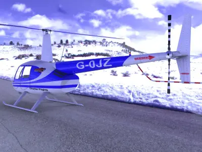News Helicopter 3D model by VanishingPoint
