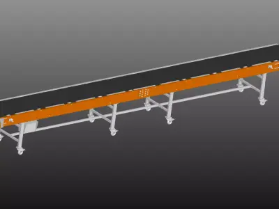 Bag Conveyor Belts 3D model