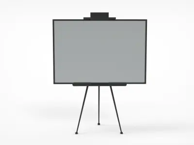 Outdoor Advertising Stand V8 3D model
