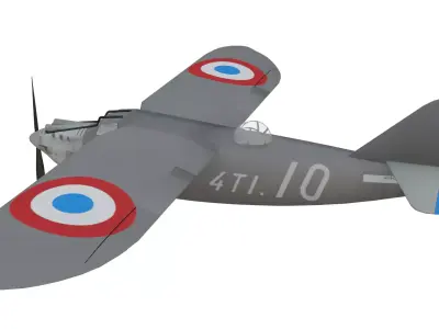 Latecoere 290 Low-poly 3D model