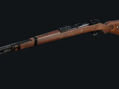 Mauser 98k Low-poly 3D model purchase