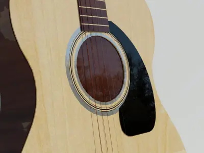 Guitar 3D model purchase